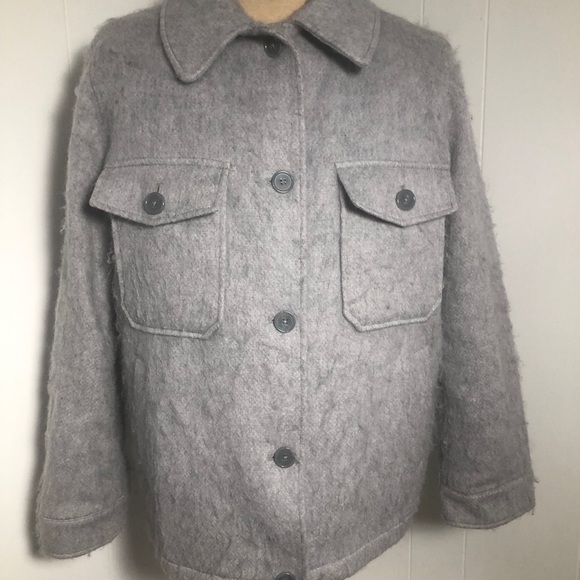 - Womens Soft Grey Jacket. Size 8-10. Breast Cancer Fundraiser. - Picture 2 of 8